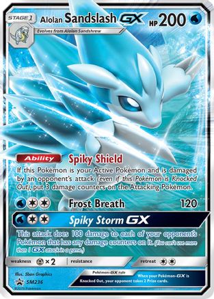 SM Promos Alolan Sandslash GX #SM236