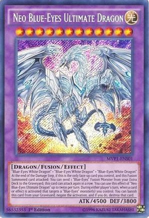 Neo Blue Eyes Ultimate Dragon The Dark Side Of Dimensions Movie Pack Secret Edition Yugioh