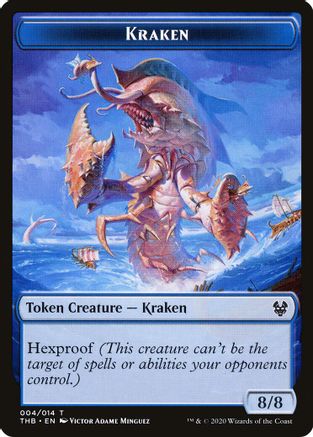Kraken // Satyr Double-Sided Token