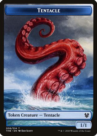 Tentacle // Satyr Double-Sided Token
