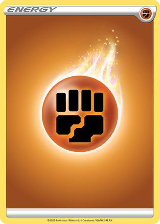 Fighting Energy  Sword & Shield Pokémon card