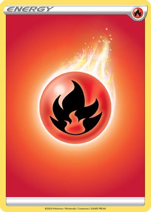 Fire Energy  Sword & Shield Pokémon card