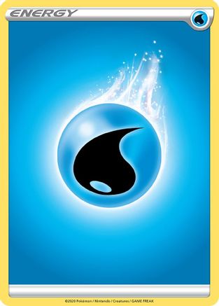 Water Energy  Sword & Shield Pokémon card