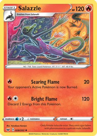 SWSH01: Sword & Shield Base Set Salazzle #028