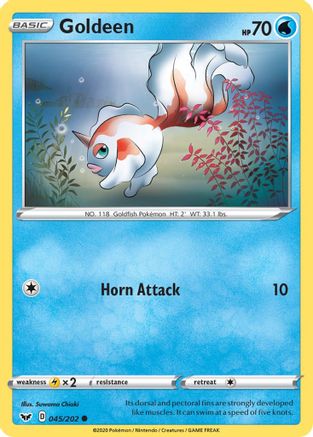 SWSH01: Sword & Shield Base Set Goldeen (045) #045