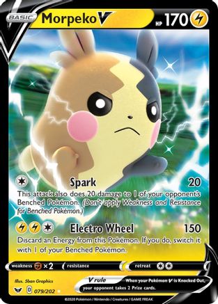 SWSH01: Sword & Shield Base Set Morpeko V #079