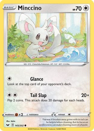 SWSH01: Sword & Shield Base Set Minccino (145) #145