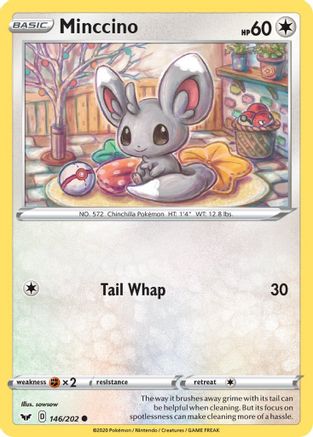 SWSH01: Sword & Shield Base Set Minccino (146) #146
