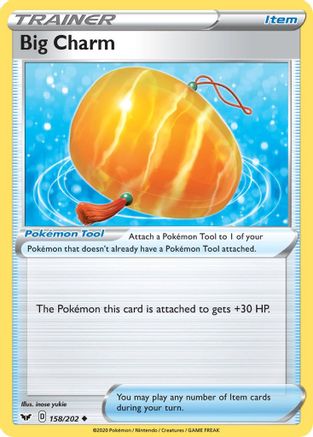 SWSH01: Sword & Shield Base Set Big Charm #158