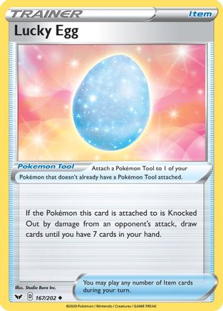 SWSH01: Sword & Shield Base Set Lucky Egg #167