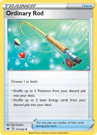 SWSH01: Sword & Shield Base Set Ordinary Rod #171