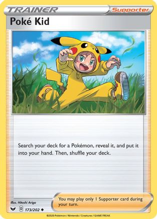 SWSH01: Sword & Shield Base Set Poke Kid #173