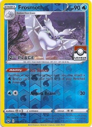 League & Championship Cards Frosmoth - 064/202 (League Challenge) [2nd Place] #064