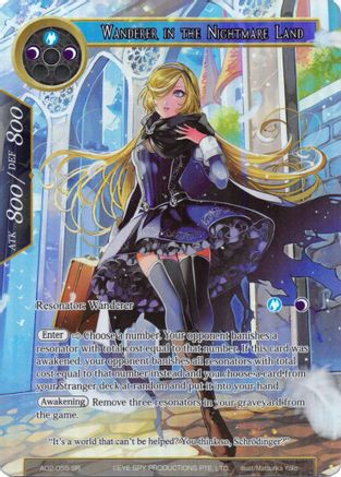 Wanderer in the Nightmare Land (Full Art) - Alice Origin II - Force of Will