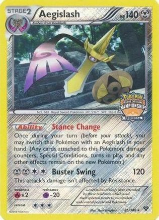 League & Championship Cards Aegislash - 85/146 (Regional Championships) #085