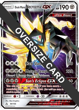 Jumbo Cards Dusk Mane Necrozma GX #090