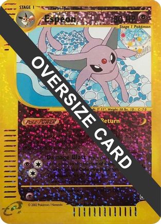 Jumbo Cards Espeon - 6/12 (Box Topper) #006