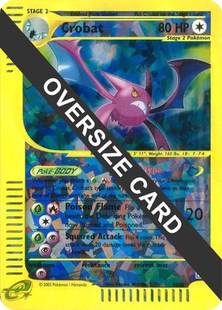 Jumbo Cards Crobat - 10/12 (Box Topper) #010