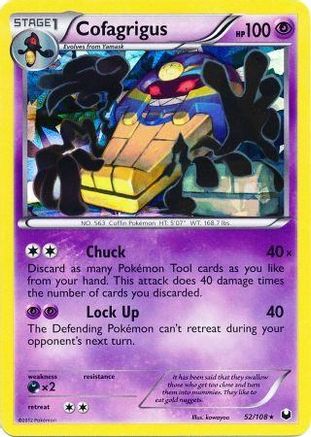 Deck Exclusives Cofagrigus - 52/108 (Cracked Ice Holo) #052