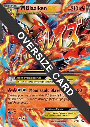 Jumbo Cards M Blaziken EX #XY86