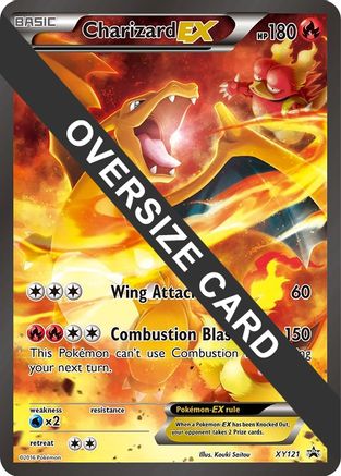 Jumbo Cards Charizard EX - XY121 (XY Black Star Promos) #XY121