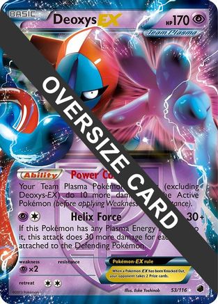 Jumbo Cards Deoxys EX - 53/116 (Plasma Freeze) #053