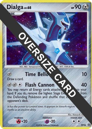 Jumbo Cards Dialga - DP26 (DP Black Star Promo) #DP26