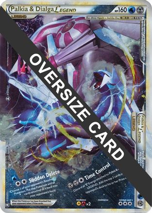 Jumbo Cards Palkia & Dialga Legends - 101/102 + 102/102 (Single Oversized Promo) #101