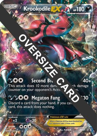 Jumbo Cards Krookodile EX #XY25