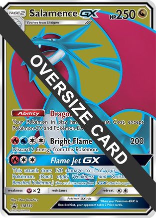 Jumbo Cards Salamence GX - SM139 (SM Black Star Promo) #SM139