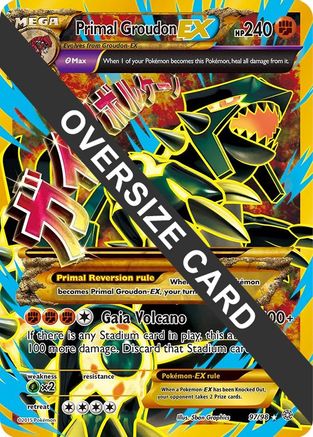 Jumbo Cards Primal Groudon EX #097