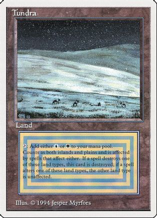 Tundra - Summer Magic - Magic: The Gathering