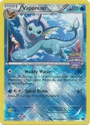 League & Championship Cards Vaporeon - 25/108 (State Championships) #025
