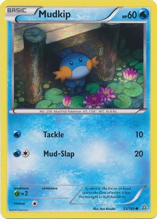 Miscellaneous Cards & Products Mudkip - 33/160 (Sheen Holo) #033