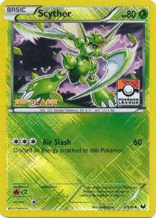 League & Championship Cards Scyther - 4/108 (Pokemon League) [3rd Place] #004