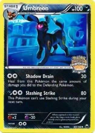 League & Championship Cards Umbreon - 60/108 (Regional Championships) #060