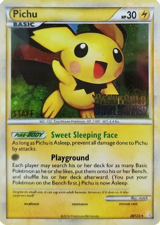 Nintendo Promos Pichu - 28/123 (Prerelease) [Staff] #28