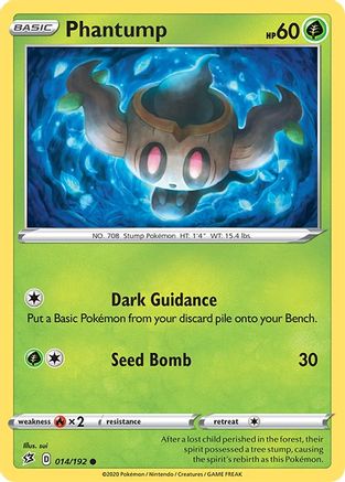 SWSH02: Rebel Clash Phantump #014