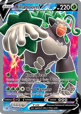 Rillaboom V (Full Art) - SWSH02: Rebel Clash - Pokemon