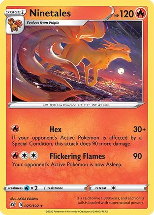 SWSH02: Rebel Clash Ninetales #025