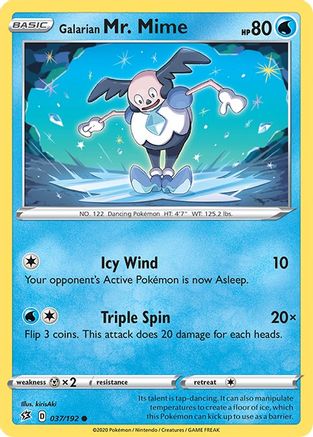 SWSH02: Rebel Clash Galarian Mr. Mime #037