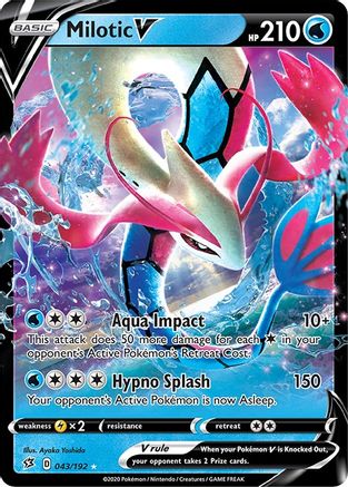 SWSH02: Rebel Clash Milotic V #043