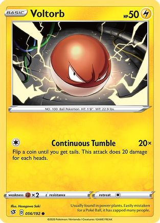 SWSH02: Rebel Clash Voltorb #056