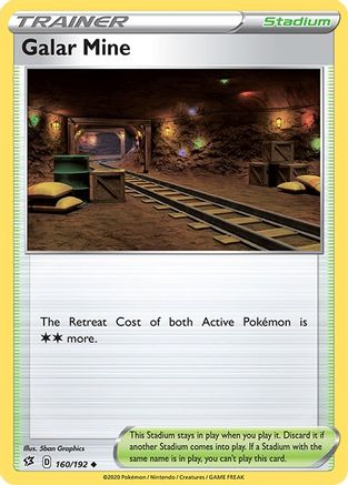 SWSH02: Rebel Clash Galar Mine #160