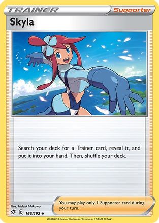 SWSH02: Rebel Clash Skyla #166
