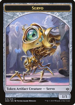 Servo // Wizard Double-Sided Token (Challenger 2020)