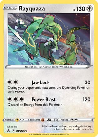 SWSH: Sword & Shield Promo Cards Rayquaza #SWSH029