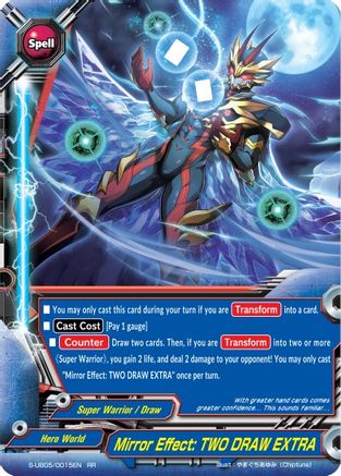 Details about   FUTURE CARD BUDDYFIGHT MIRROR EFFECT THE FUTURE S-UB05/0031EN R FOIL 