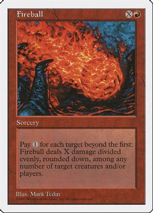 Fireball - Fifth Edition - Magic: The Gathering