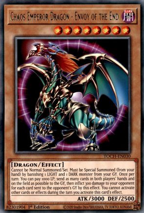 Chaos Emperor Dragon - Envoy of the End - Toon Chaos - YuGiOh